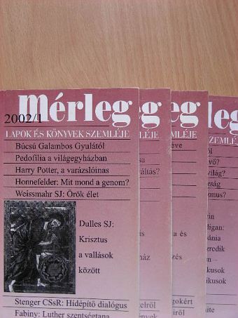 A. Dulles SJ - Mérleg 2002/1-4. [antikvár]