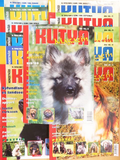 Nemzetközi Kutya Magazin 1999. január-december [antikvár]