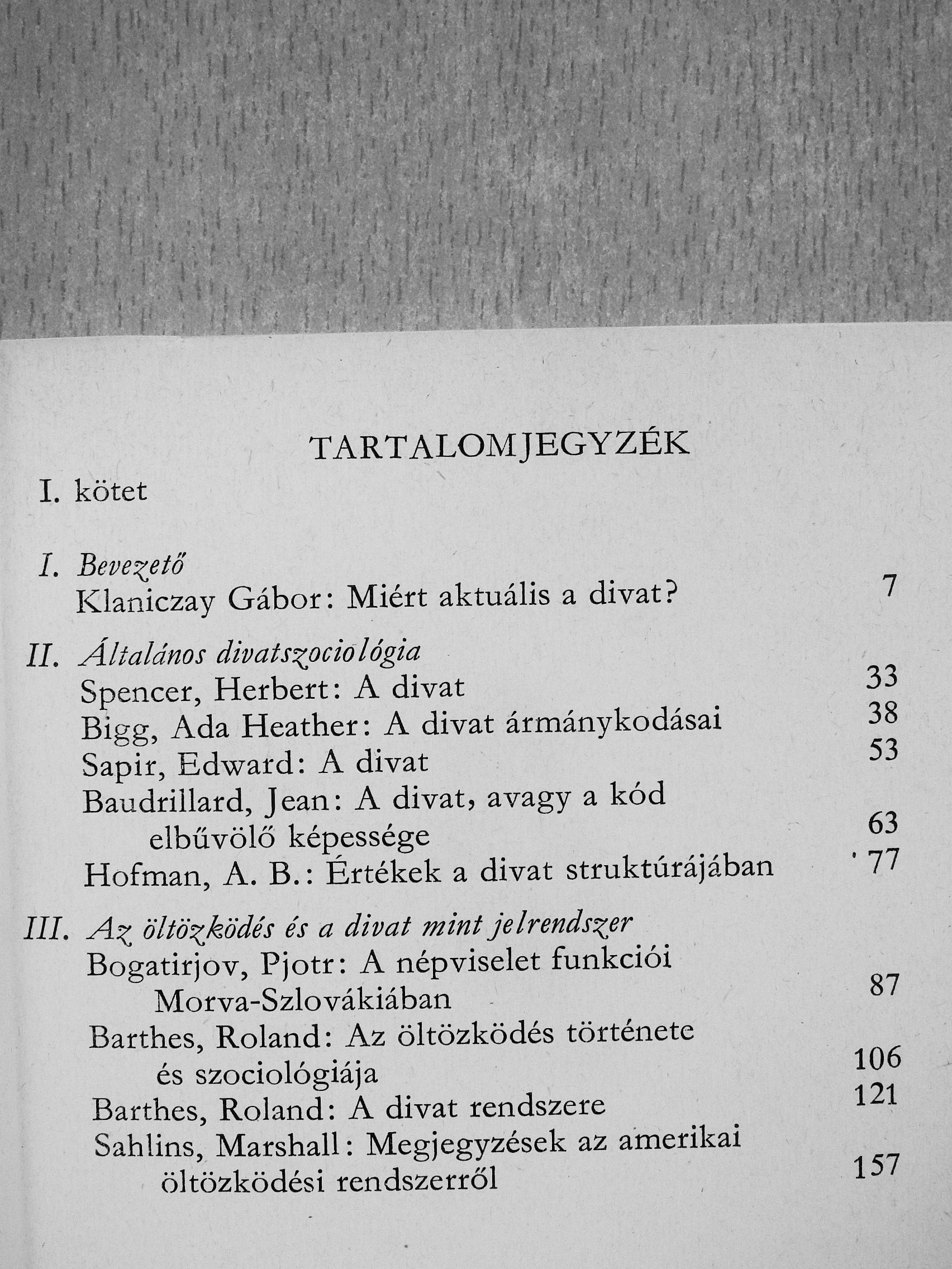 Angela Carter - Divatszociológia 1-2. [antikvár]