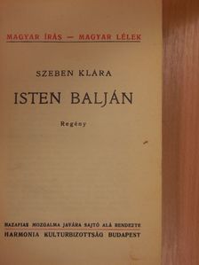 Szeben Klára - Isten balján [antikvár]