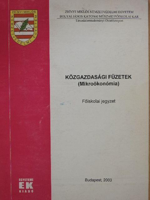 Ivánka Györgyné - Közgazdasági füzetek [antikvár]
