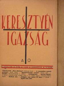 Sólyom Jenő - Keresztyén Igazság 1939. augusztus [antikvár]