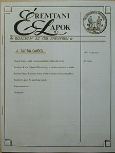 Bernhard Koch - Éremtani Lapok 1995. augusztus [antikvár]