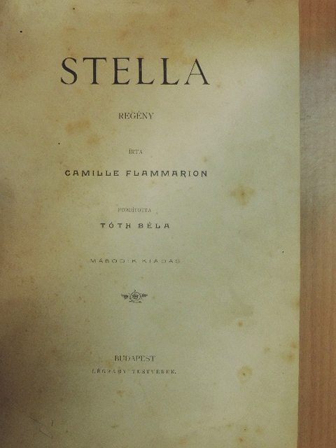 Camille Flammarion - Stella [antikvár]