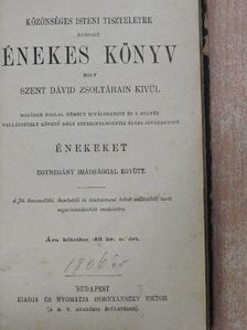 Közönséges isteni tiszteletre rendelt énekes könyv [antikvár]
