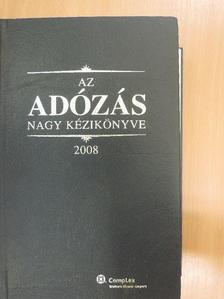 Dr. Szakács Imre - Az adózás nagy kézikönyve 2008 [antikvár]
