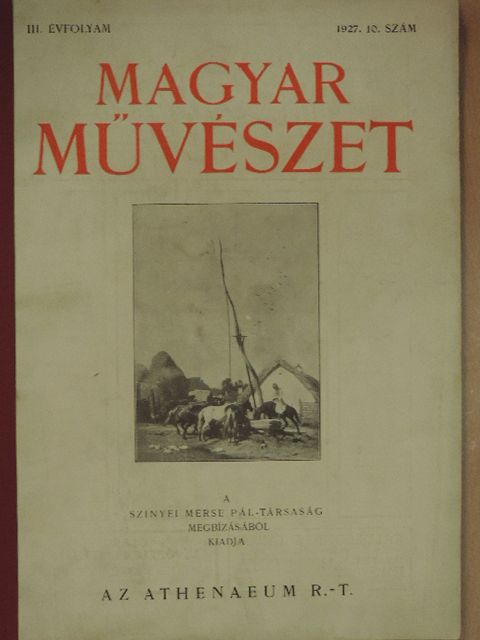 Dr. Bierbauer Virgil - Magyar Művészet 1927/10. [antikvár]