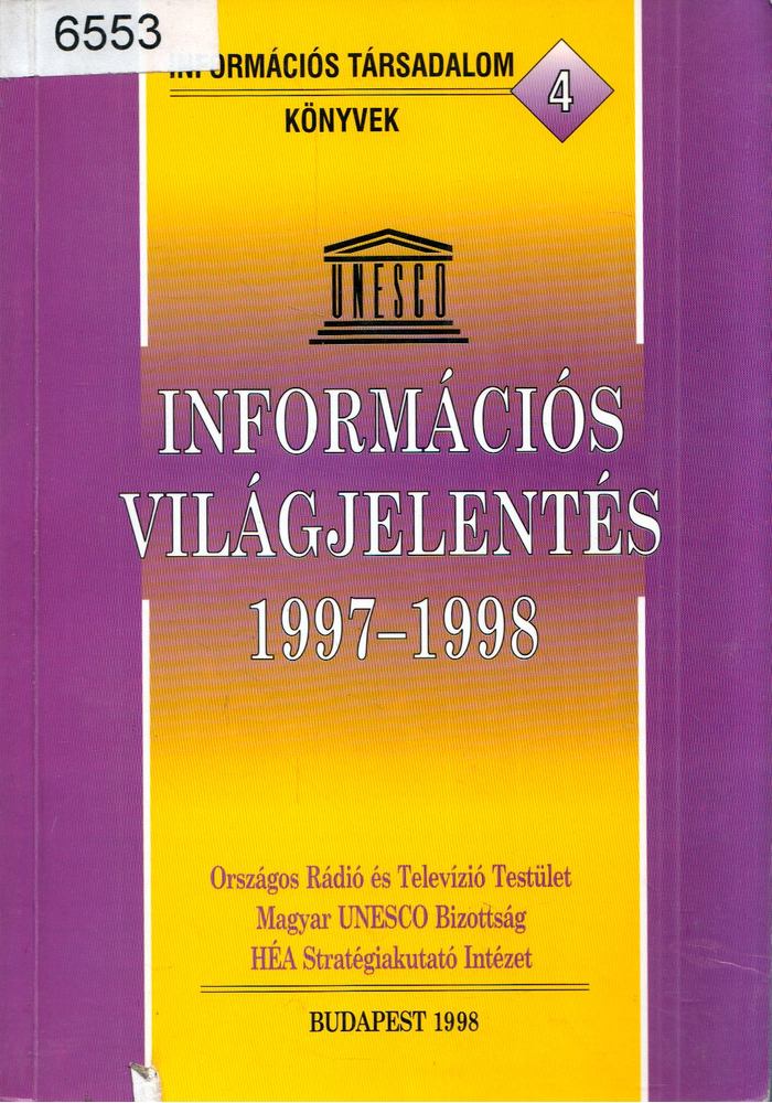 UNESCO információs világjelentés 1997-1998 [antikvár]