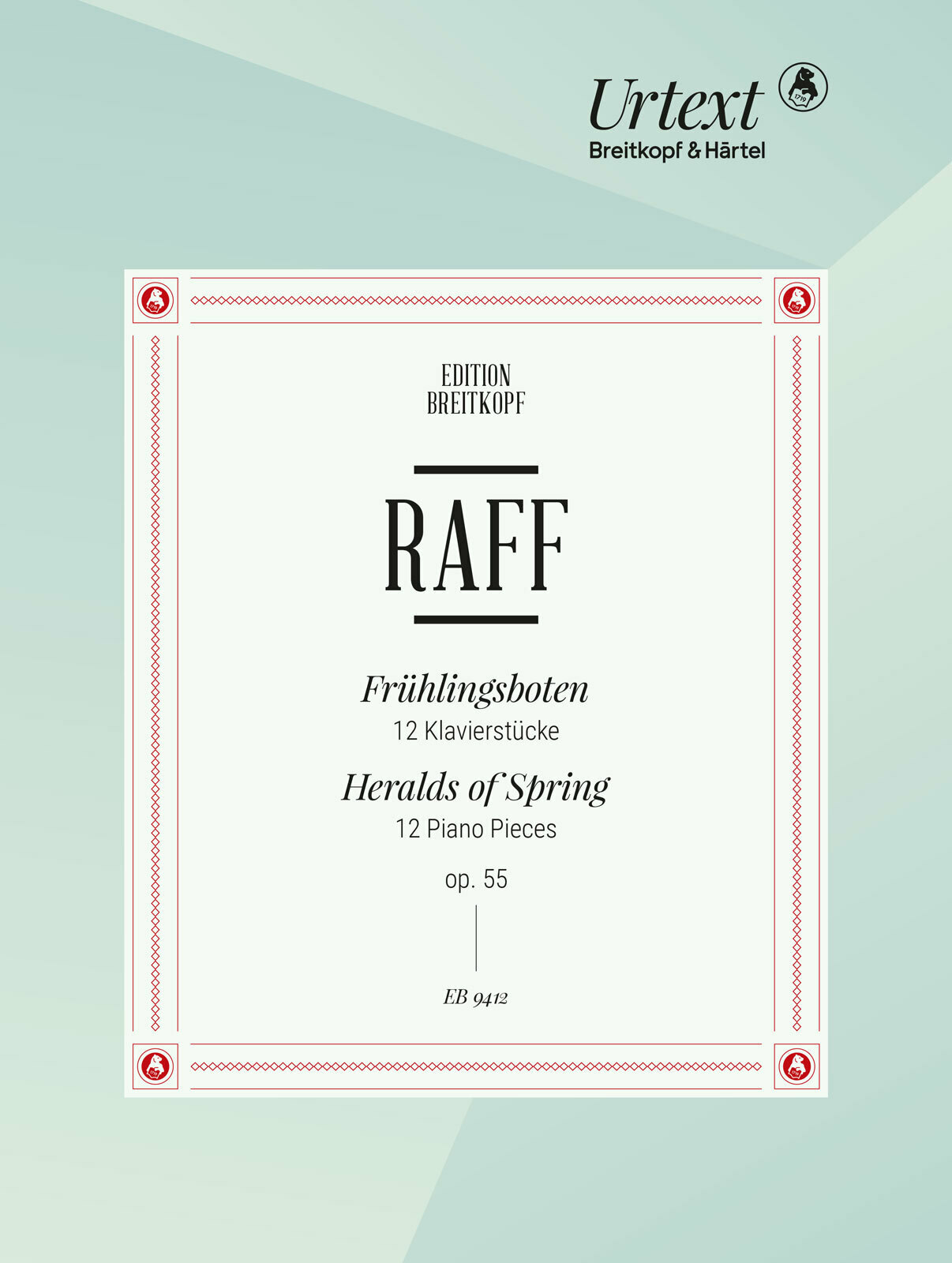 RAFF, JOACHIM - FRÜHLINGSBOTEN. 12 KLAVIERSTÜCKE OP.55