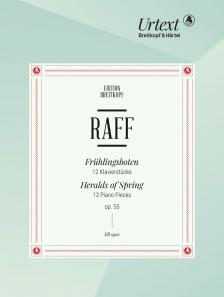RAFF, JOACHIM - FRÜHLINGSBOTEN. 12 KLAVIERSTÜCKE OP.55