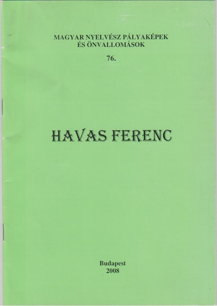Bolla Kálmán - Havas Ferenc [antikvár]
