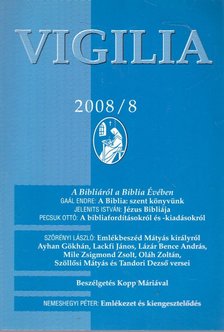 Lukács László - Vigilia 2008/8 [antikvár]
