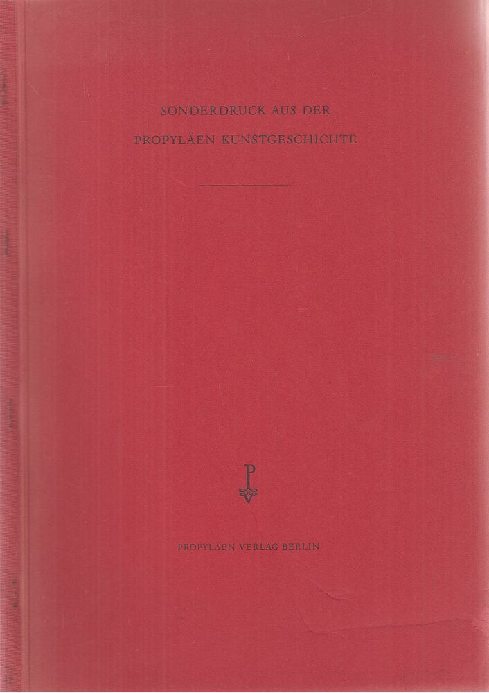 Sonderdruck aus der Propyläen Kunstgeschichte I-II. [antikvár]