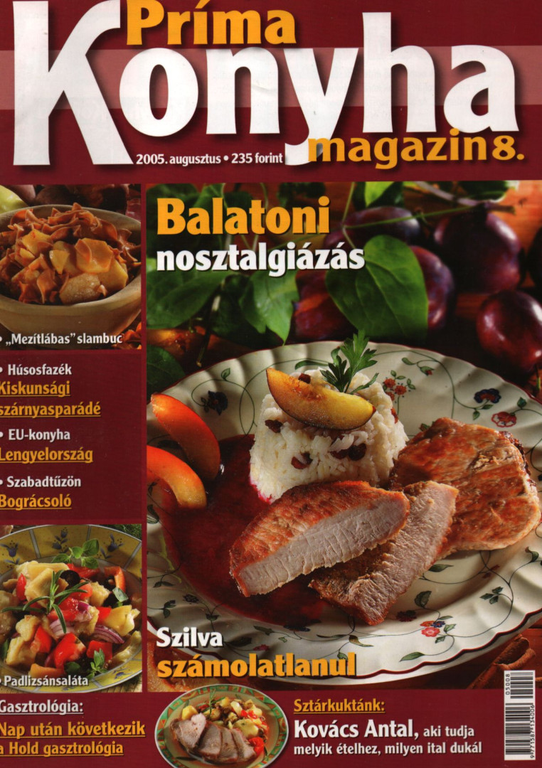 Hargitai György - Príma Konyha magazin 2005 augusztus [antikvár]