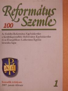Adorjáni Zoltán - Református Szemle 2007. január-február [antikvár]