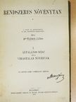 Dr. Tuzson János - Rendszeres növénytan I. [antikvár]