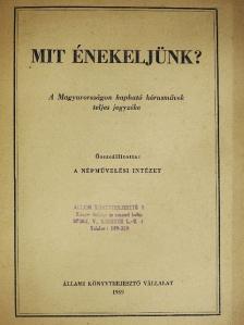 Mit énekeljünk? [antikvár]