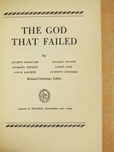 André Gide - The God that Failed [antikvár]
