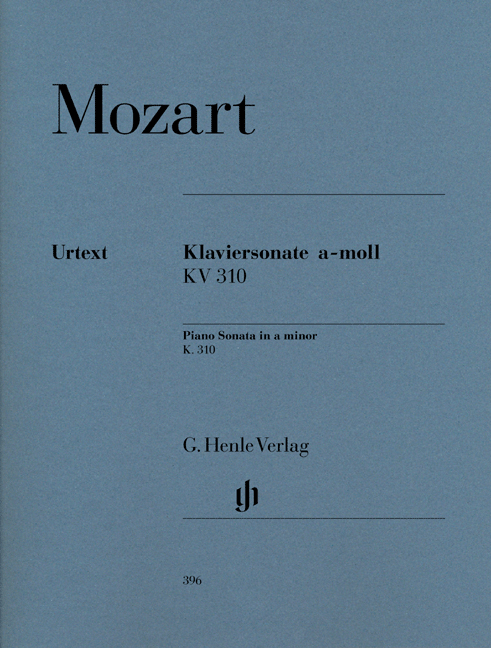 MOZART, W,A, - KLAVIERSONATE a-MOLL KV310