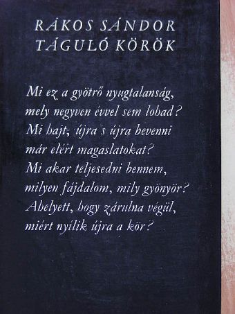 Rákos Sándor - Táguló körök [antikvár]