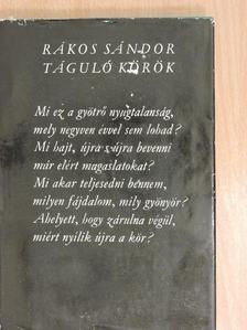 Rákos Sándor - Táguló körök [antikvár]