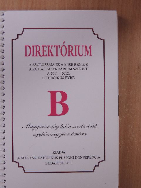 Direktórium B [antikvár]