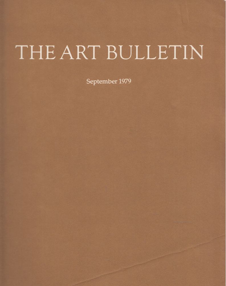 Kathleen Weil-Garris - The Art Bulletin 1979/September [antikvár]