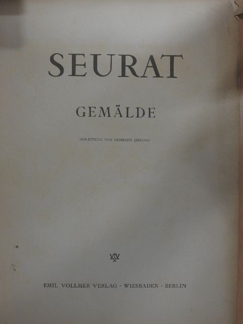 Hermann Jedding - Seurat [antikvár]