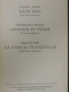 Katona József - Bánk bán/Csongor és Tünde/Az ember tragédiája [antikvár]