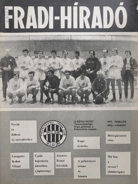 L. Réti Anna - Fradi-híradó 1973. február [antikvár]