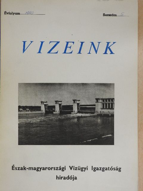 Dr. Stéfán Márton - Vizeink 1980/5. [antikvár]