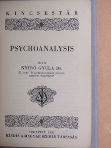 Dr. Nyirő Gyula - Psychoanalysis [antikvár]