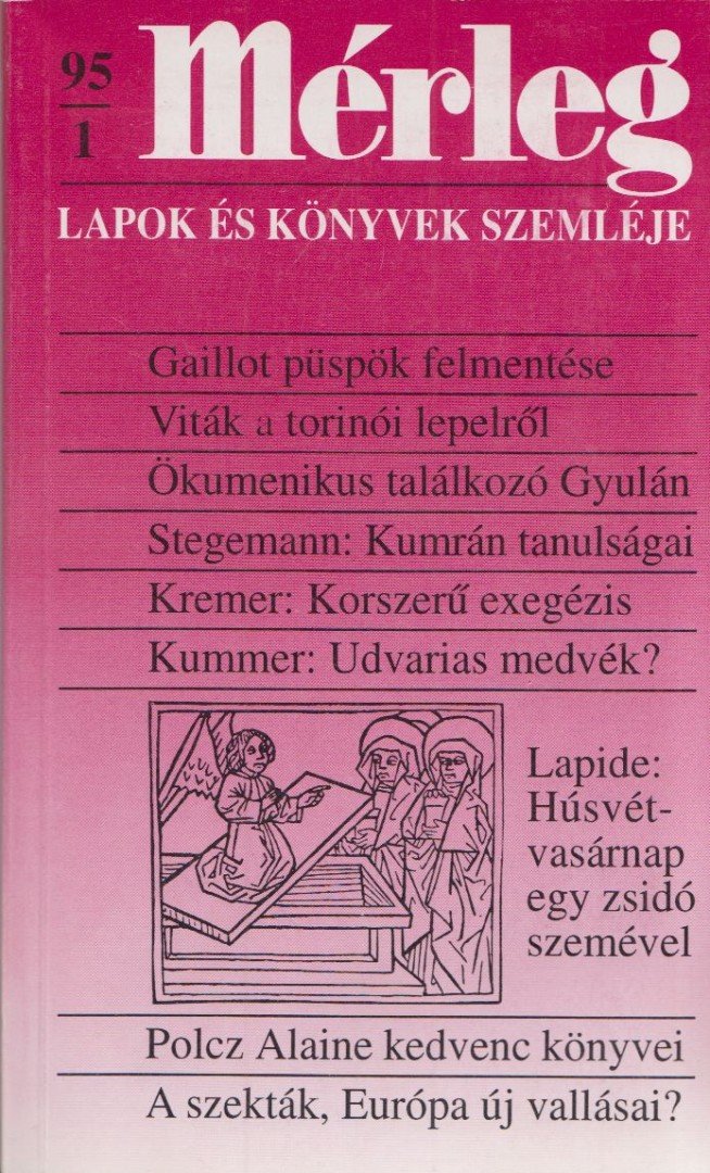 Boór János - Mérleg 1995/1. [antikvár]
