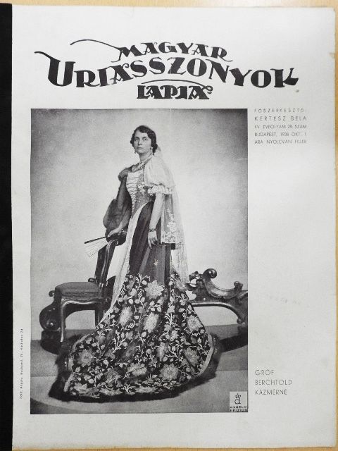 Éri Halász Imre - Magyar Uriasszonyok Lapja 1938. október 1. [antikvár]