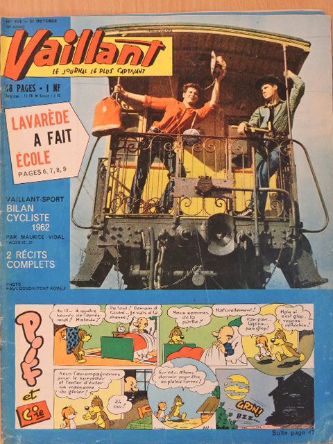 Jean Tabary - PIF Vaillant 21. Octobre 1962 [antikvár]