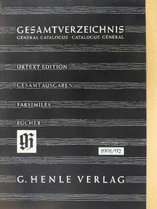 Gesamtverzeichnis 1991/92 [antikvár]