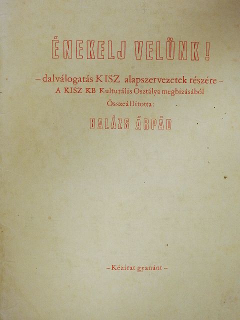 Énekelj velünk! [antikvár]