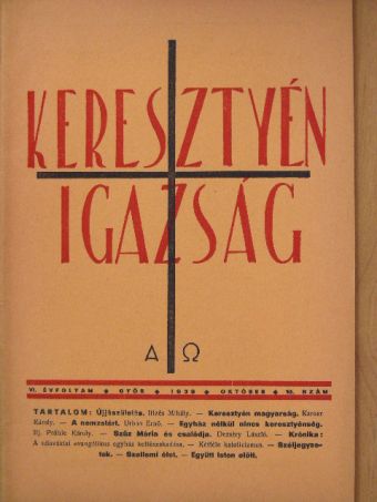 Dezséry László - Keresztyén Igazság 1939. október [antikvár]