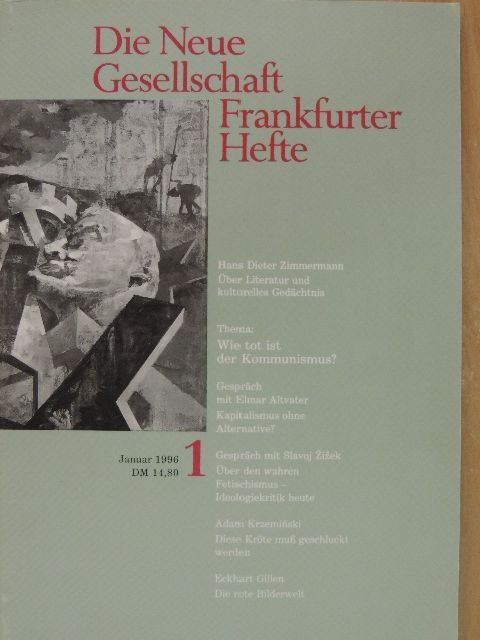 Axel Schäfer - Die Neue Gesellschaft/Frankfurter Hefte 1996/1. [antikvár]