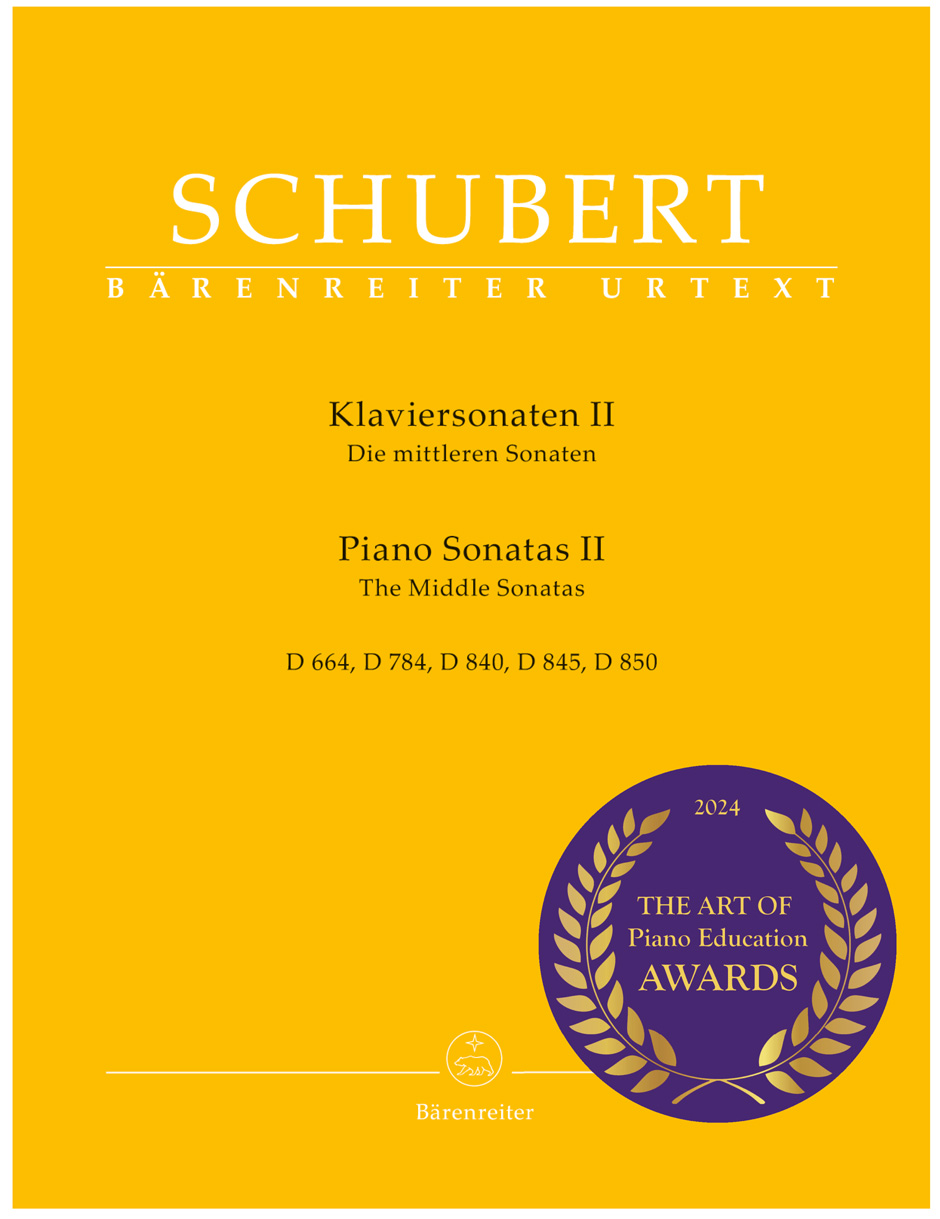 SCHUBERT - KLAVIERSONATEN II. DIE MITTLEREN SONATEN D 664, D 784, D 840, D 845, D 850