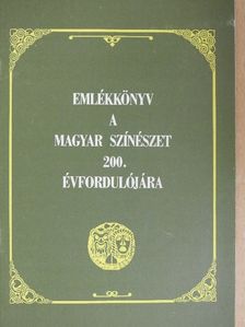 Cenner Mihály - Emlékkönyv a magyar színészet 200. évfordulójára [antikvár]