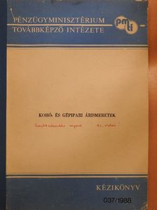 Dr. Balassa László - Kohó- és gépipari árismeretek [antikvár]