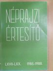 Csók Márta - Néprajzi értesítő LXVII-LXX. [antikvár]
