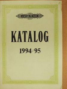 Edition Peters Katalog 1994/95 [antikvár]
