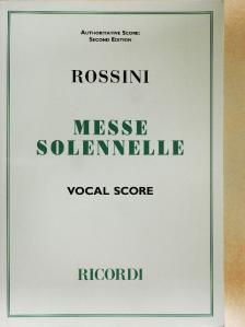 Gioachino Rossini - Messe Solennelle [antikvár]