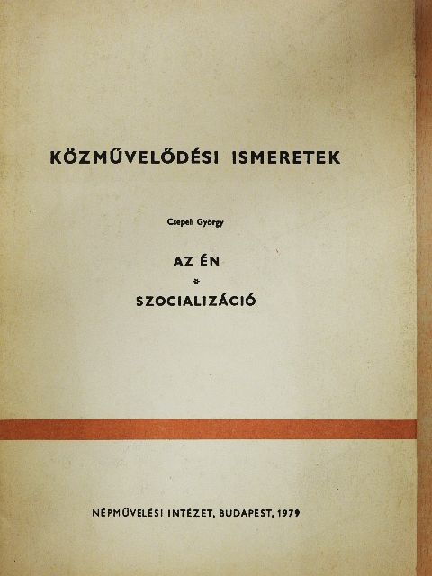 Csepeli György - Az én/Szocializáció [antikvár]