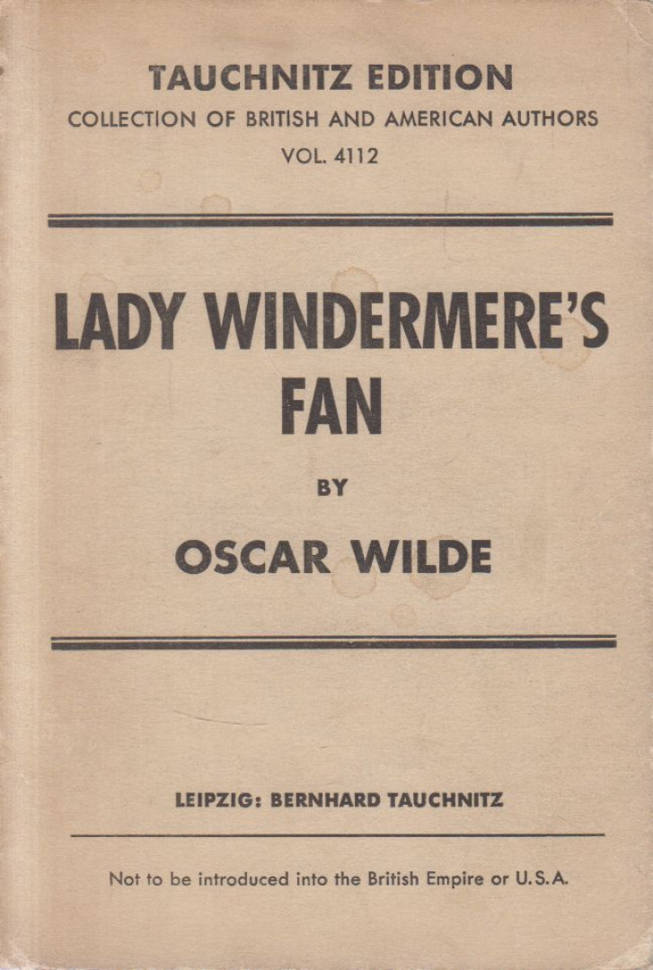 Oscar Wilde - Lady Windermere's Fan [antikvár]