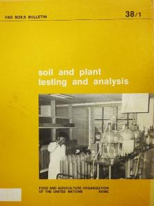A. Cottenie - Soil and plant testing and analysis [antikvár]