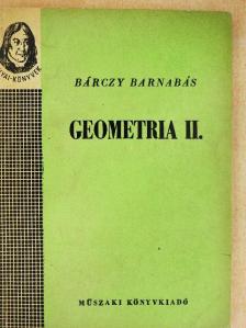 Bárczy Barnabás - Geometria II. [antikvár]