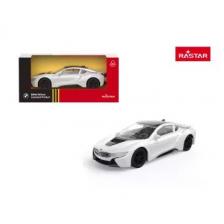 BMW i8 fém kisautó 1:43, fehér